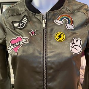 Girls satin jacket